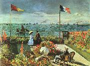 Terrace at St Adresse, Claude Monet
